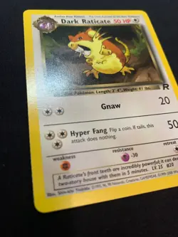 DARK RATICATE - 51/82 - TEAM ROCKET - POKEMON CARD - LP - Image 2