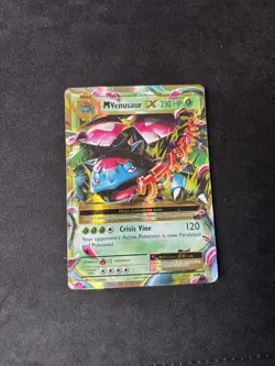 M Venusaur EX 2/108 XY Evolutions Ultra Rare Holo Pokemon TCG Card - HP/DMG - Image 1