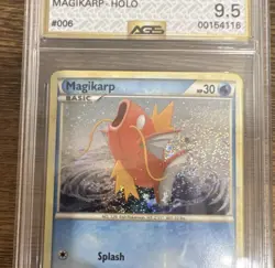 Pokemon Magikarp 006/034 Trading Card Game Classic Holo AGS 9.5 2023 - Image 2