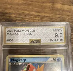 Pokemon Magikarp 006/034 Trading Card Game Classic Holo AGS 9.5 2023 - Image 3