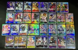 One Piece TCG English SR Lot 34 Cards Sanji Koala Perona Luffy Shanks - Image 1