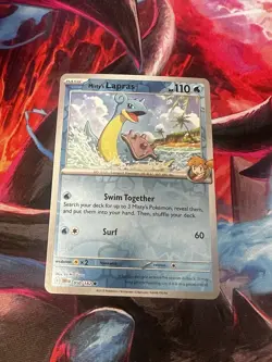 Misty’s Lapras – 050/182 – Destined Rivals – Reverse Holo Near Mint Pokemon Card - Image 1