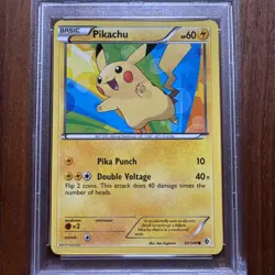 Pokemon 2012 B&W Boundaries Crossed Pikachu Card #50 PSA 8 50/149 - Image 2