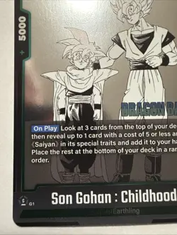 Son Gohan : Childhood FB01-088 Foil Dragon Ball Super Card Game - Image 5