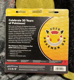 Pokemon Day 2026 TCG Special Edition Box with Pikachu Promo Card & Booster Packs - Image 3