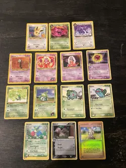Pokemon TCG 3 Holos 14 Card Lot Vintage - Image 1