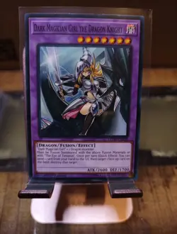 Dark Magician Girl the Dragon Knight - LEDD-ENA36 Common 1st Edition Yugioh Card - Image 1