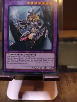 Dark Magician Girl the Dragon Knight - LEDD-ENA36 Common 1st Edition Yugioh Card - Image 2