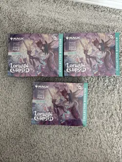 3x Lorwyn Eclipsed Collector Booster Pack Omega Box Factory Sealed Mtg ECL - Image 2