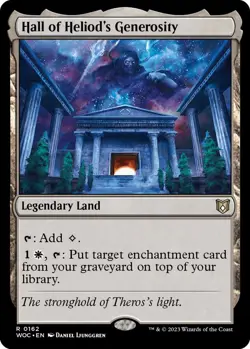 MTG Wilds of Eldraine Commander - Hall of Heliod's Generosity - Image 1