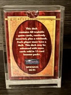 BRAND NEW! MTG 5th Edition Starter Deck IN PLEXIGLASS CASE! Magic: The Gathering 9781575302232 - Image 3