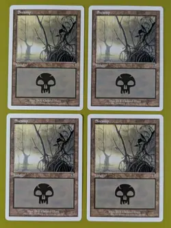 Swamp (346) x4 Seventh Edition 7th 4x Magic the Gathering MTG - Image 1