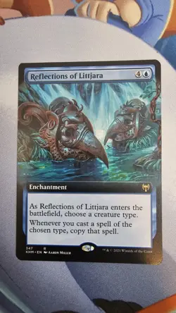 Reflections of Littjara (Extended Art) Kaldheim Regular # 347 - Image 1