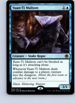 MAGIC TG: AFR Ampersand Promos #86 Yuan-Ti Malison Rare .52B - Image 1