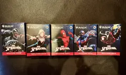 SDCC 2025 Magic The Gathering x Spider-Man Complete Welcome Deck Set (5) - Image 1
