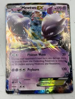 Pokemon Mewtwo EX 61/162 Breakthrough Holo NM - Image 1