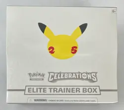 Pokemon TCG Celebrations Elite Trainer Box 25th Anniversary ETB New Sealed - Image 1