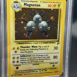 Magneton 009/130 Base Set 2 Holo Pokemon TCG Vintage 🧲 🧲 🧲 - Image 2