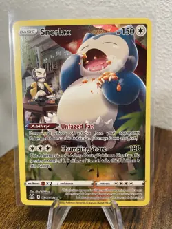 Snorlax TG10/TG30 Lost Origin Full Art Ultra Rare Holo Trainer Gallery - LP - Image 1