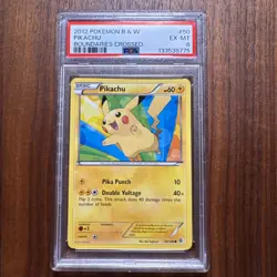 2012 Pokemon B&W Boundaries Crossed Pikachu #50/149 PSA 6 - Image 1