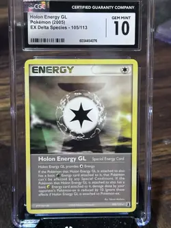 Pokemon TCG Holon Energy GL Delta Species 105/113 Cgc 10 - Image 1
