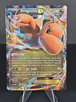 Pokemon TCG - Dragonite EX 74/111 XY - Furious Fists Holo - DMG - Image 1