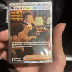 Giovanni's Charisma 204/165 Special Illustration Rare SIR 151 Pokemon - Image 1