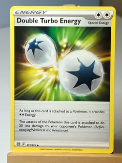 Pokemon TCG Double Turbo Energy 151/172 Brilliant Stars Uncommon - Image 1