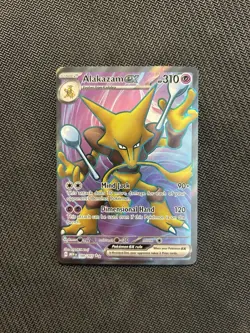 Pokemon TCG Alakazam ex 188/165! NM Condition! See Description! - Image 1