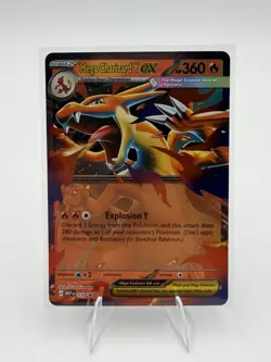 Pokemon Mega Charizard Y EX Mega Evolution 030 Black Star Promo - NM/Mint - Image 1
