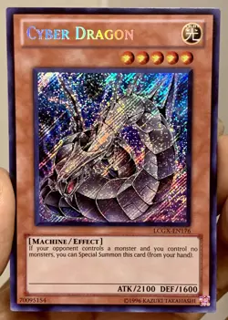 Yugioh 2013 Cyber Dragon (Alternate Art) LCGX-EN176 Secret Rare NM w/Tracking - Image 2