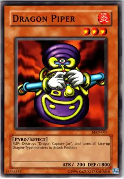 Yu-Gi-Oh Dragon Piper MRD-067 Metal Raiders Unlimited - Image 1