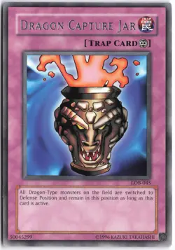 Yugioh - Dragon Capture Jar LOB-045 Unlimited - The Legend of Blue Eyes White Dr - Image 1