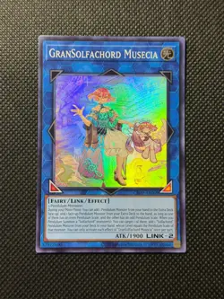 YuGiOh GranSolfachord Musecia CR09-AE068 Super Rare Near Mint - Image 1