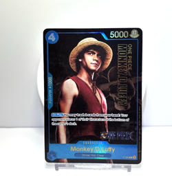 One piece Monkey D.Luffy P-055 Live Action Premium English Card Foil - Image 1