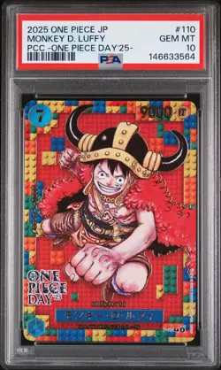 2025 ONE PIECE JPN PREMIUM COLLECTION ONE PIECE DAY'25 MONKEY D. LUFFY PSA 10 - Image 1