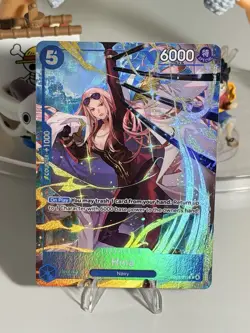 One Piece TCG ENGLISH Hina EB03-025 Alternate ALT ART Heroine’s Extra Booster - Image 2