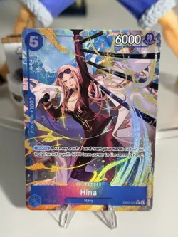 One Piece TCG ENGLISH Hina EB03-025 Alternate ALT ART Heroine’s Extra Booster - Image 3