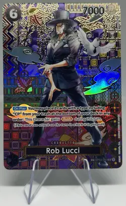 Rob Lucci (SP) OP03-092 Awakening of the New Era ONE PIECE Foil NM ENGLISH - Image 1