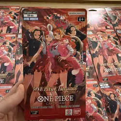 20 ONE PIECE CardGame EB-03 Heroines Sleeved Booster Pack LOT NEW Sealed English - Image 2