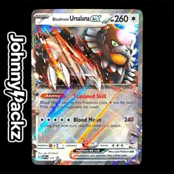 Bloodmoon Ursaluna ex SVP177 - 2024 Scarlet & Violet Promo Pokemon Card (NM) - Image 1