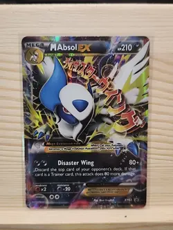 Pokemon TCG M Absol EX XY Black Star Promos Holo Card XY63 NM Condition - Image 1