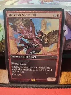 Slickshot Show-Off store Championship Promo Mtg Magic The Gathering Foil P0043 - Image 1