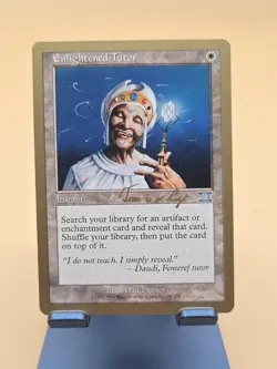 Enlightened Tutor Gold Border Card Brussels, August 2000 World Championship MTG - Image 1