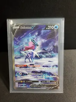 Suicune v Crown Zenith Galarian Gallery Holo Ultra Rare Card GG38 GG70 - Image 2