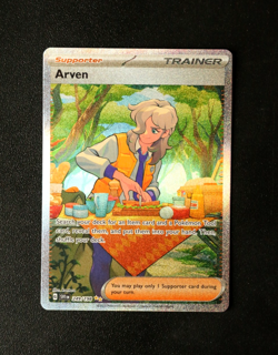Pokemon Card Arven 249/198 Scarlet & Violet Base Special Illustration Rare - NM⭐ - Image 1