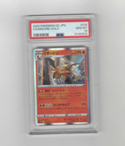 POKEMON CARD JAPANESE - CHARIZARD POKEMON GO HOLO 010/071 PSA 10 *US SELLER* - Image 1