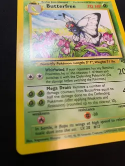 BUTTERFREE - 33/64 - JUNGLE - POKEMON CARD - LP - Image 2