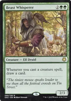 Beast Whisperer - 089/136 GN3 MTG - Rare N/M Magic Card - Image 1