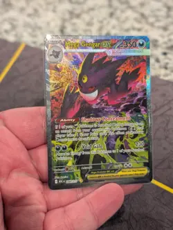 Mega Gengar ex 284/217 SIR Secret Rare Pokemon Card Ascended HEROES PACK FRESH - Image 2